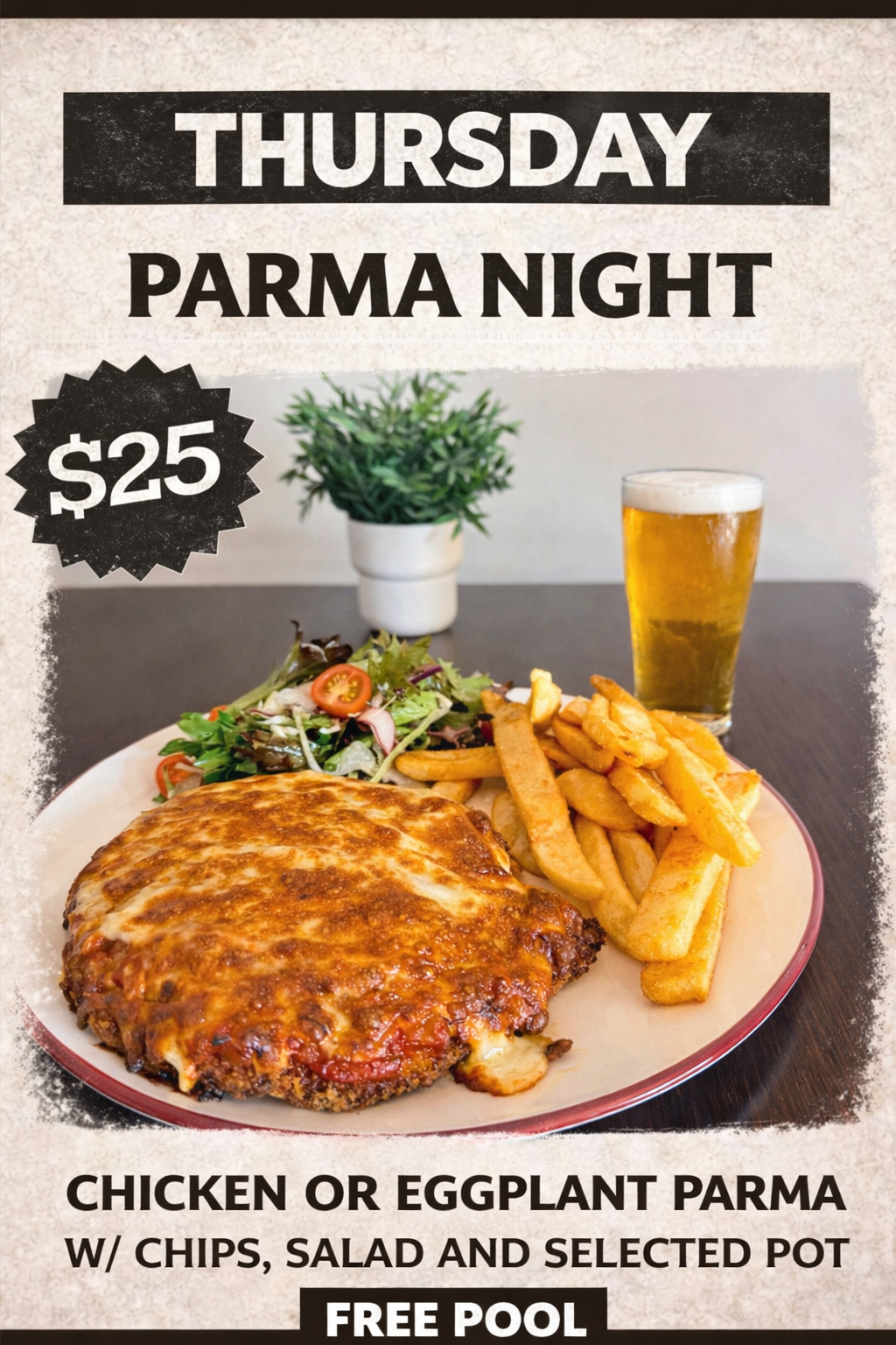 Thursday Parma Night