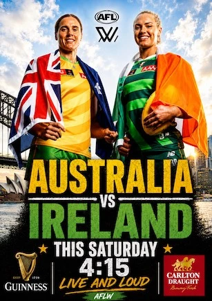 Australia Vs Ireland - Royal Derby Hotel